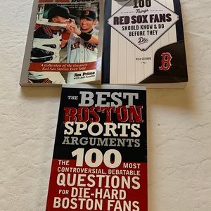 Set of 3 Boston Red Sox/Boston sports fans books